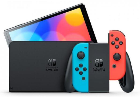 NINTENDO Nintendo Switch OLED console blu/rosso